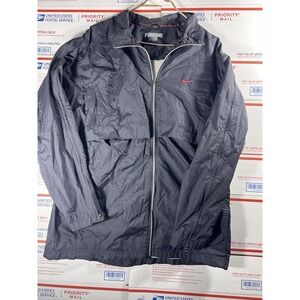 Vintage Men's Nike Convertible Nylon Track Jacket Windbreaker Size L Y2K Black